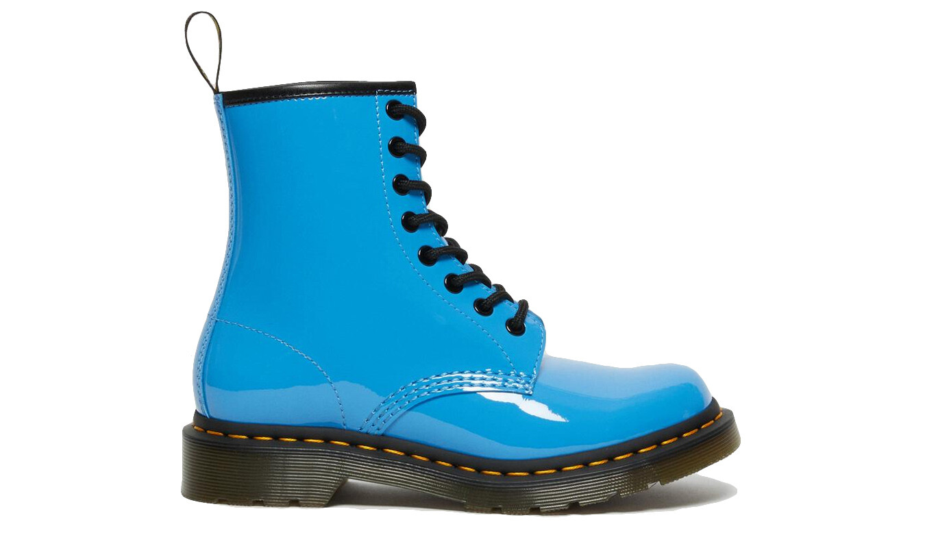 Dr. Martens Vegan 1460 Patent Blue