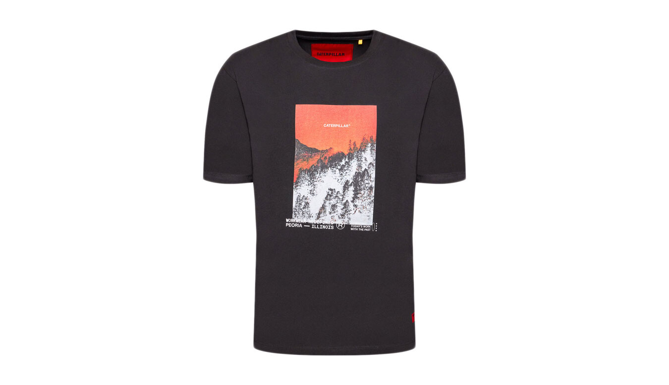 Caterpillar Vintage T-Shirt Čierne