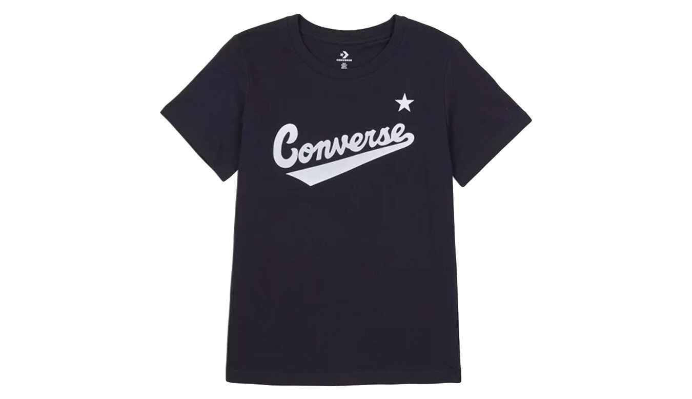 Converse Center Front Nova Classic Tee Čierne