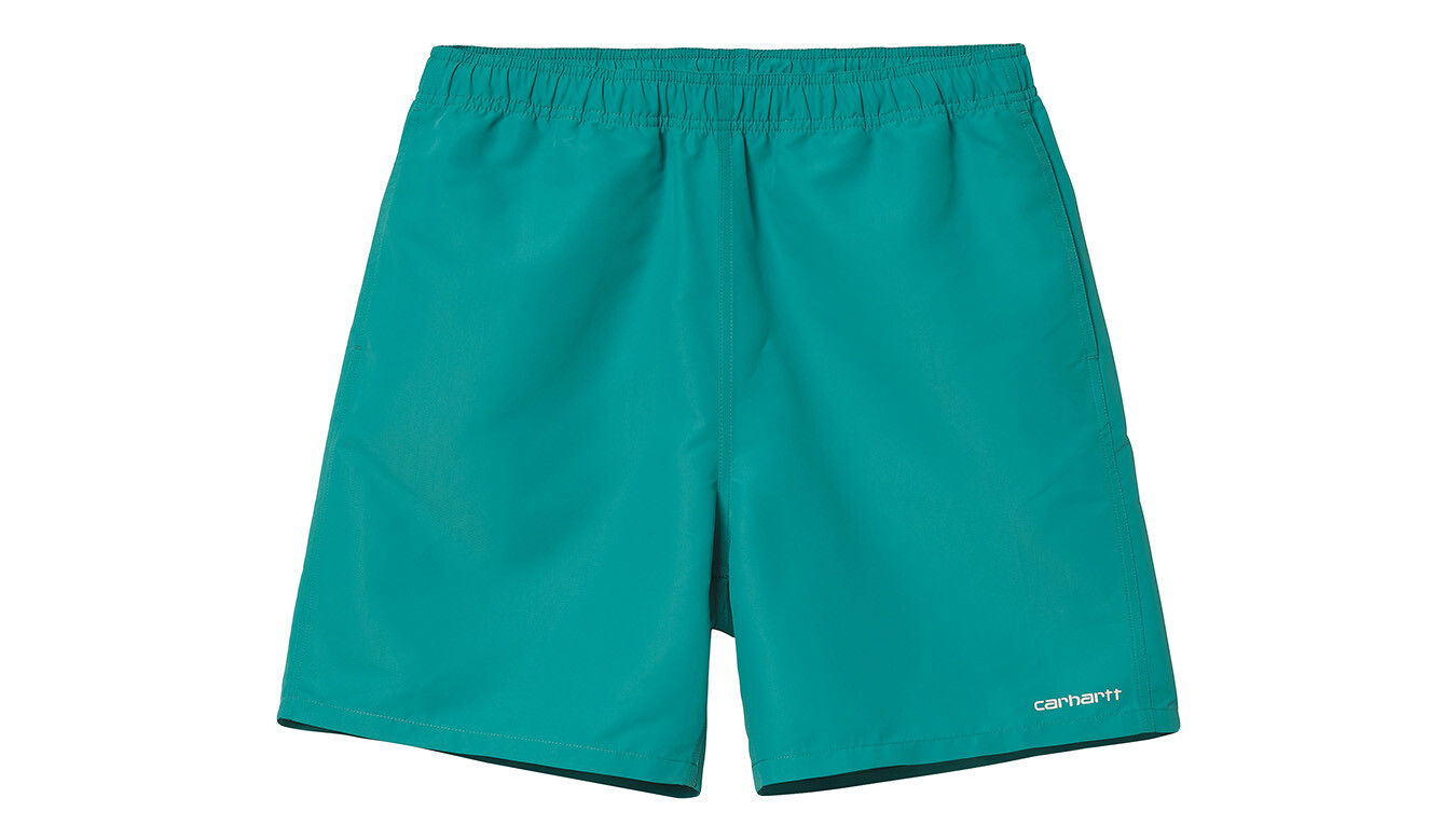 Carhartt WIP plavkové šortky, tyrkysové