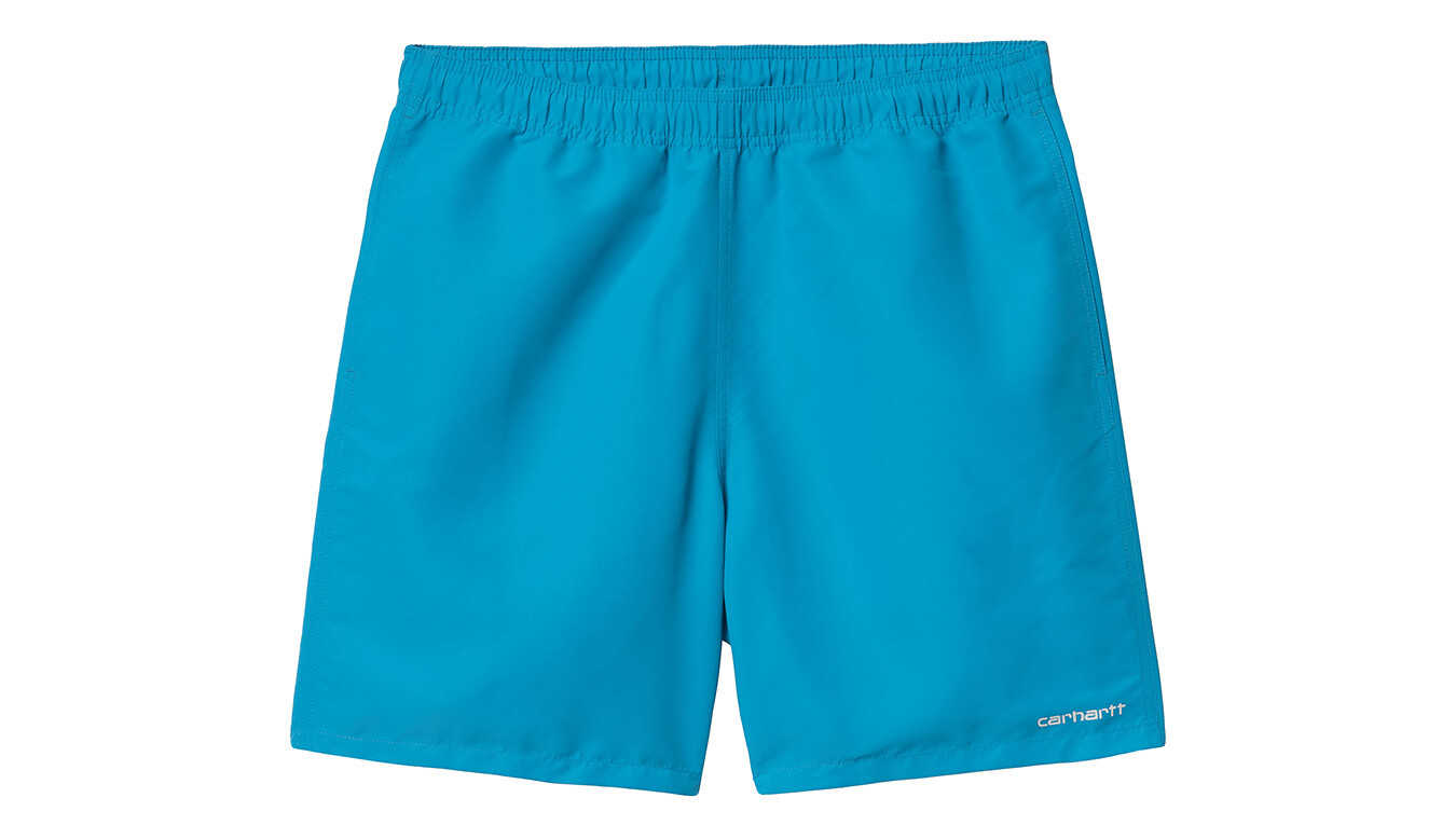 Šortky Carhartt WIP Island Swim Trunks modré