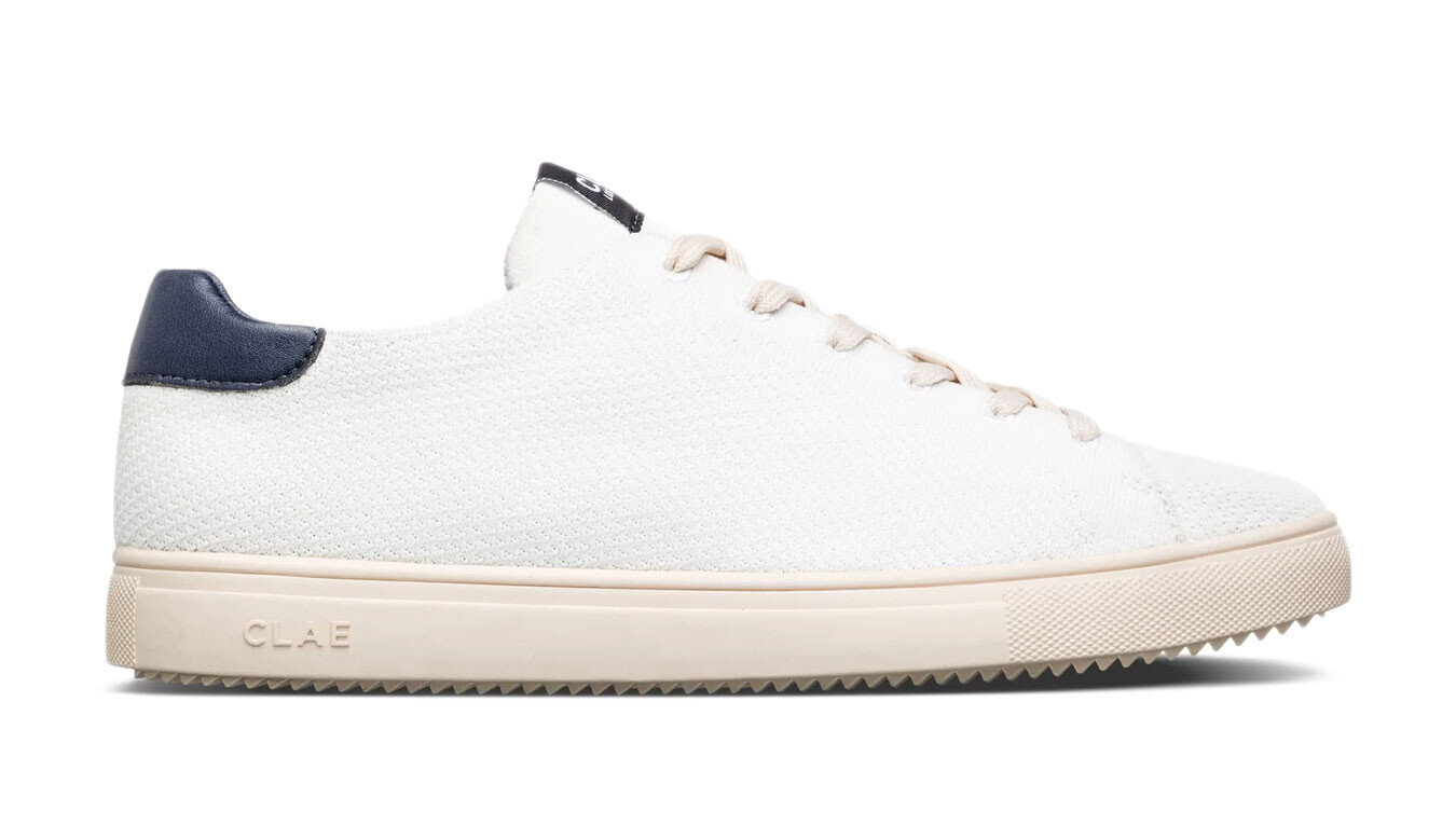 Tenisky Clae Bradley Knit White Navy