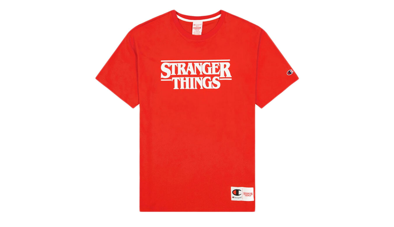 Pánske tričko Champion x Stranger Things, červené