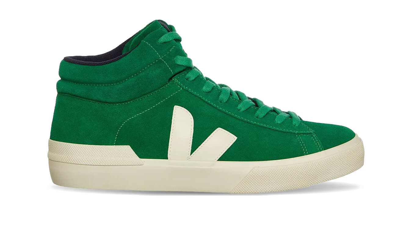 Sneakers Veja MINOTAUR zelené semišové