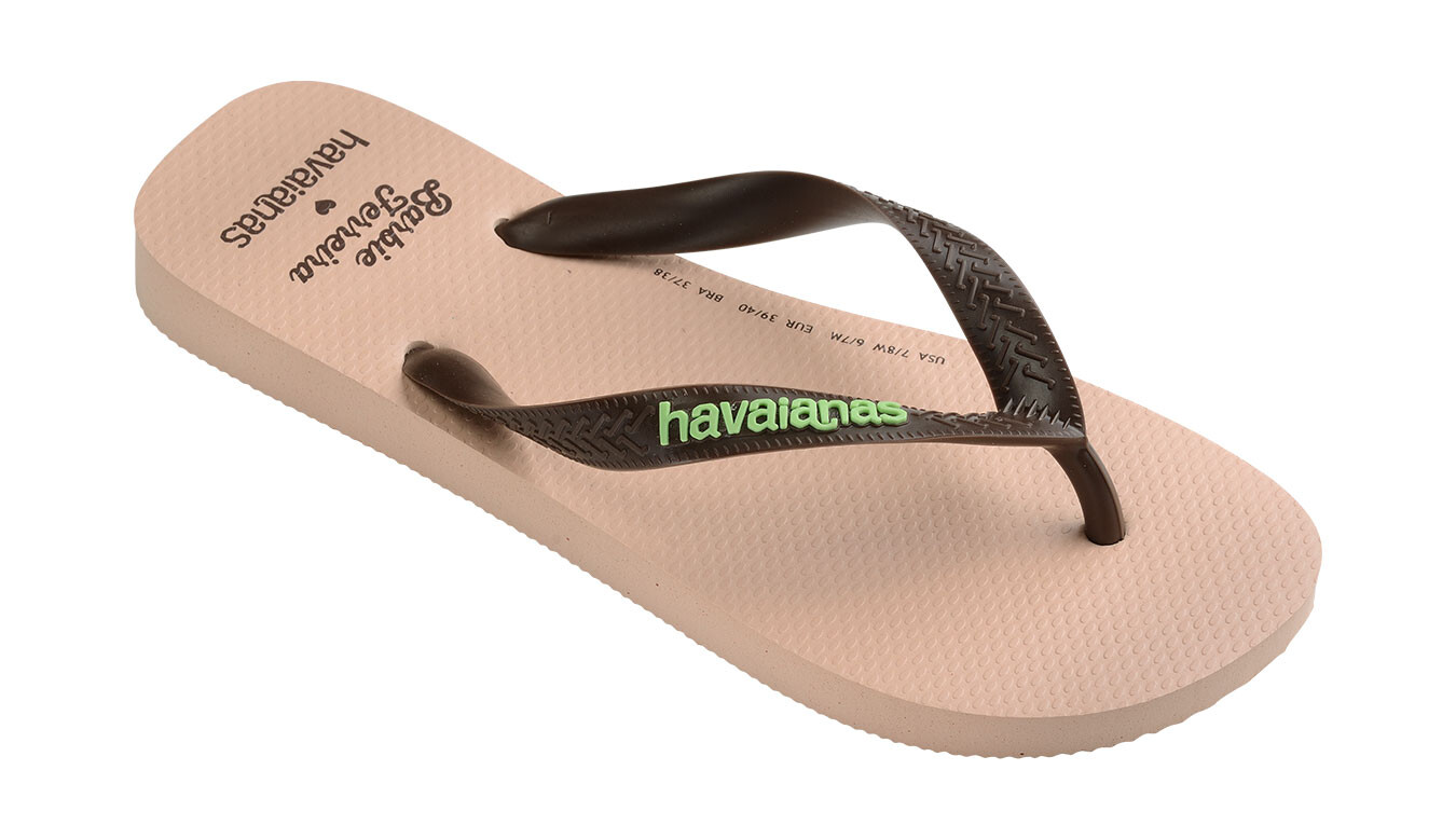 Žabky - Havaianas x Barbie Ferreira Ballet Rose Brown