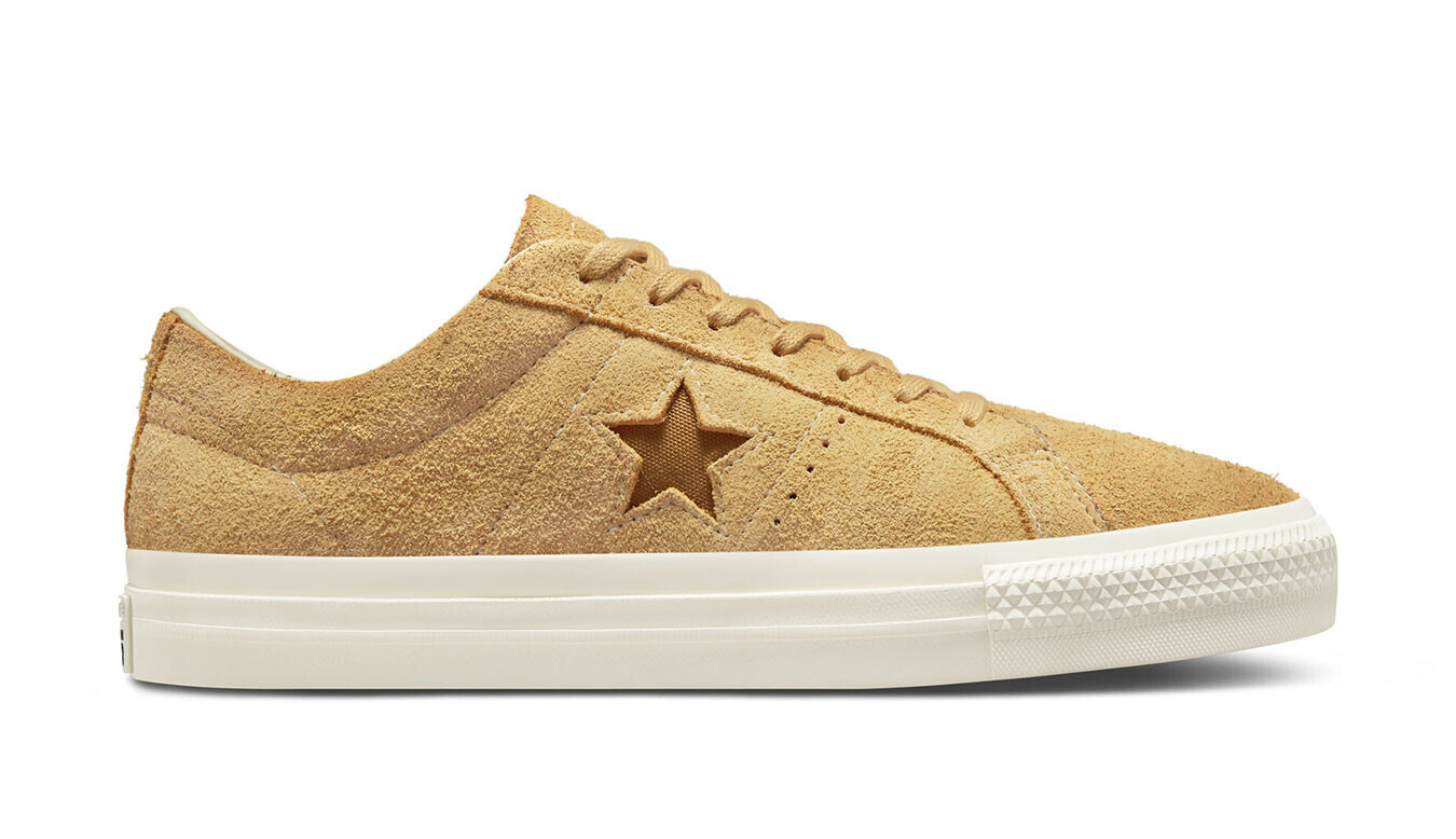 Converse One Star Pro semišové tenisky žlté