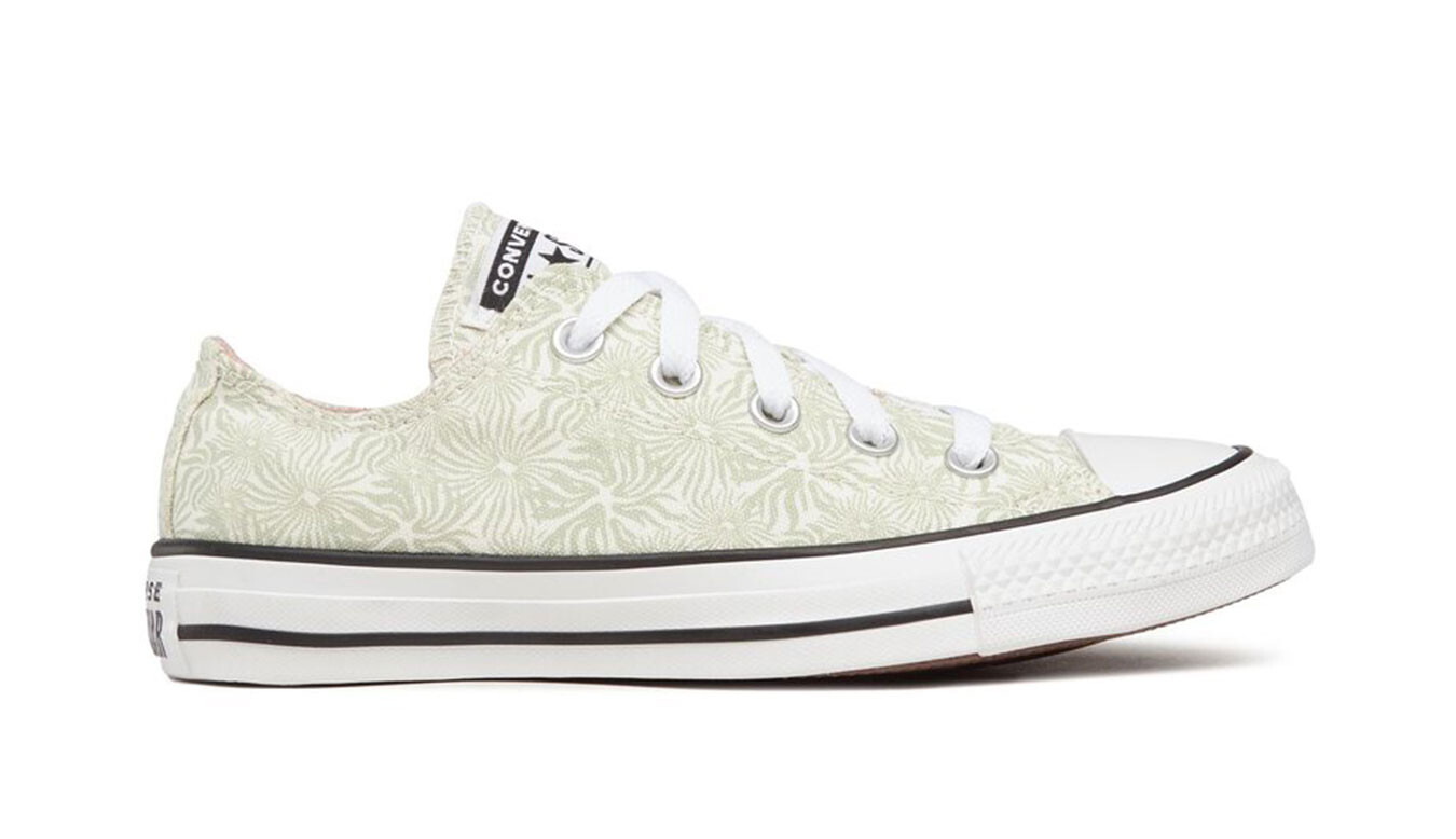 Sneakers - Converse Chuck Taylor All Star Floral Ox Green