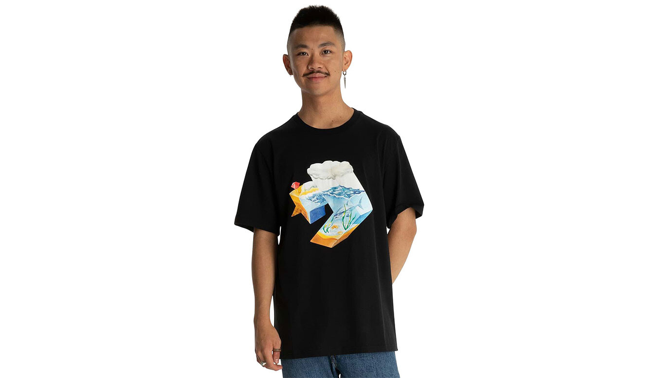 Converse Star Chevron T-Shirt, čierna
