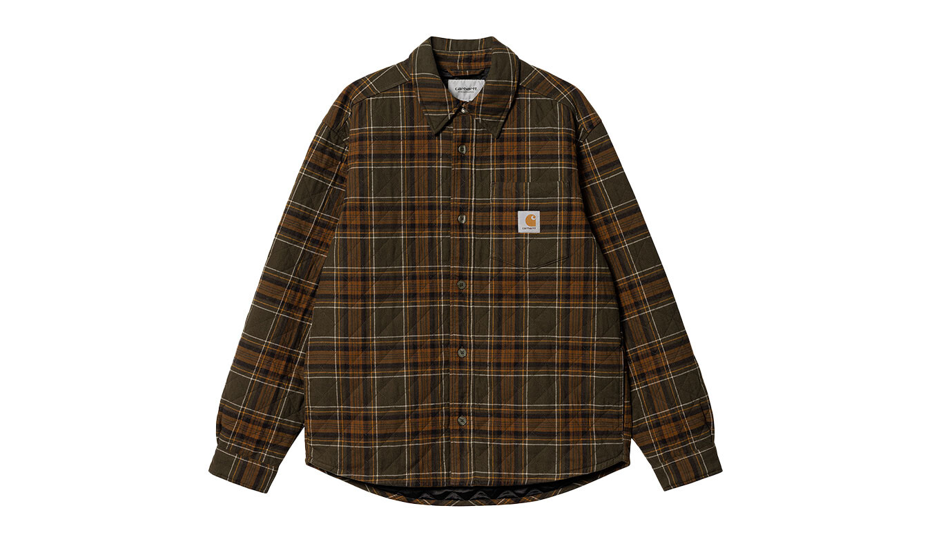 Bunda Carhartt WIP Wiles Shirt Jac Highland Green
