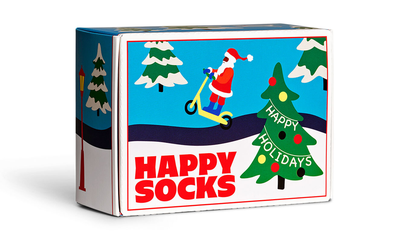 Ponožky - Happy Socks 2-Pack Happy Holidays