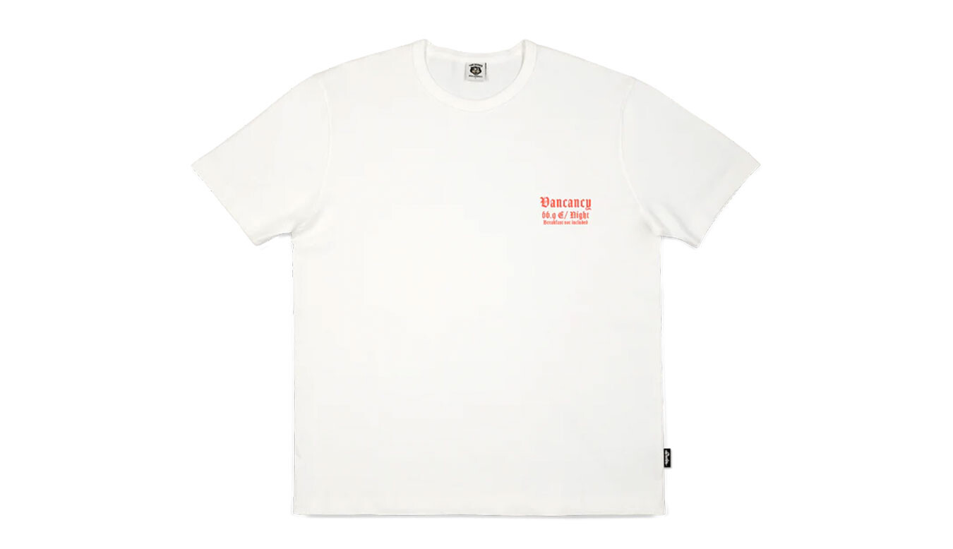 Tričko The Dudes Vacancy Premium Heavyweight Off-White Cream