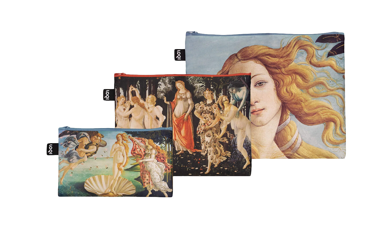 LOQI zipové vrecká s potlačou Botticelli