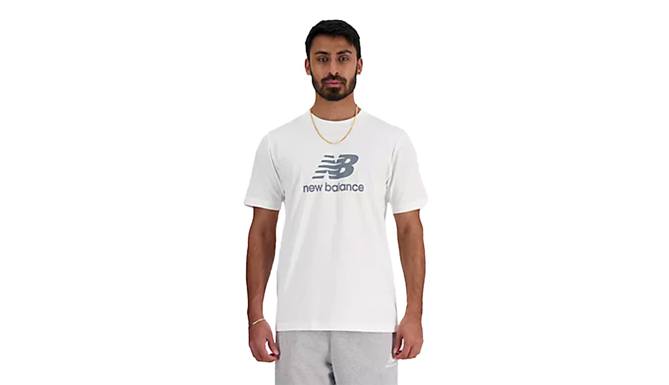Biele tričko New Balance Sport Essentials Logo