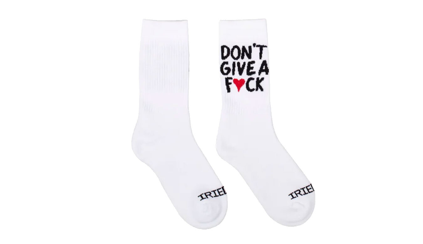 Ponožky IrieDaily Give A Sock - biele