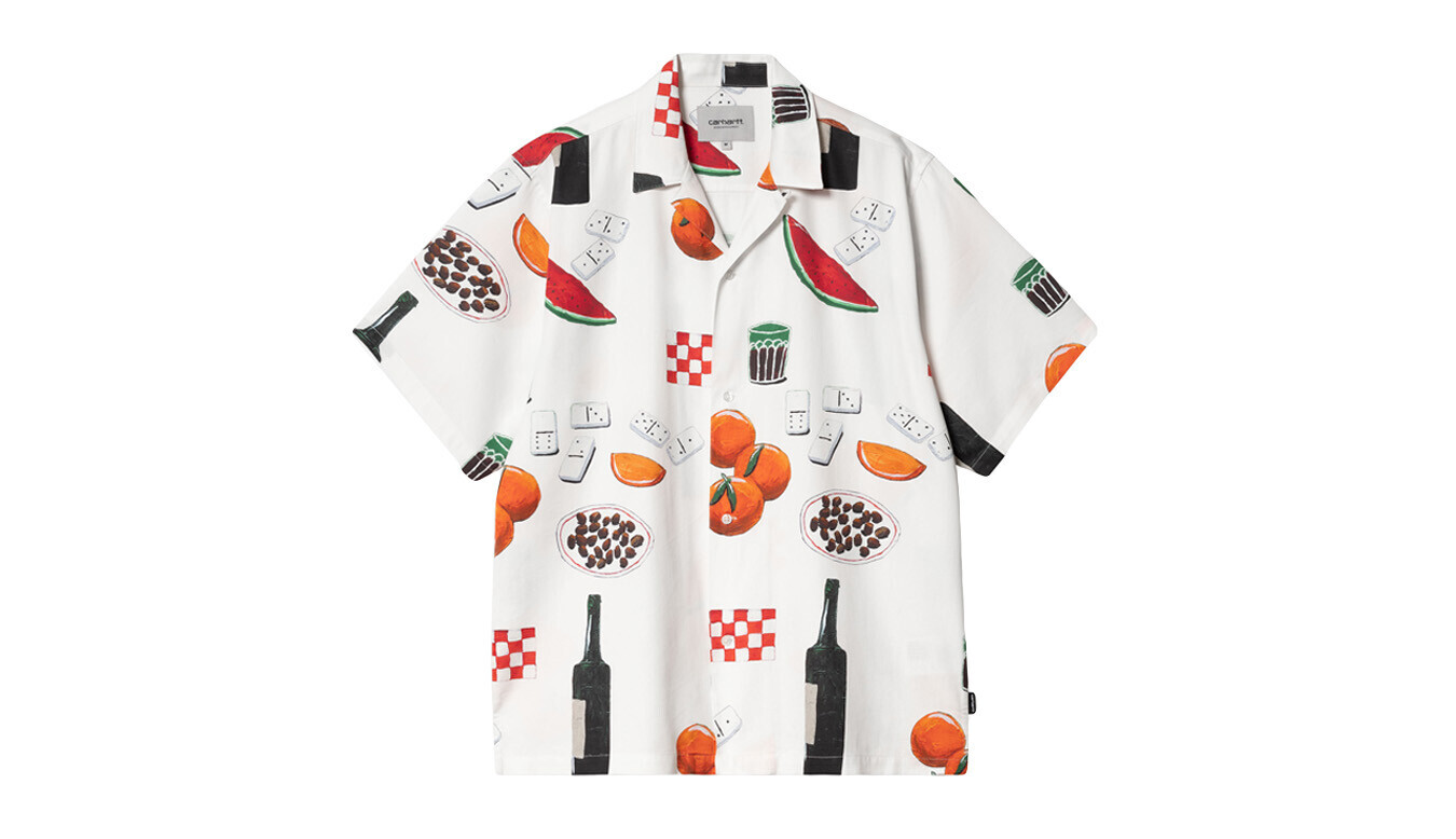 Košile Carhartt WIP S/S Isis Maria Bílá