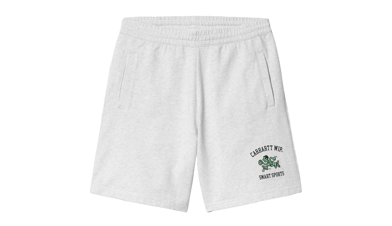Teplákové šortky Carhartt WIP biele