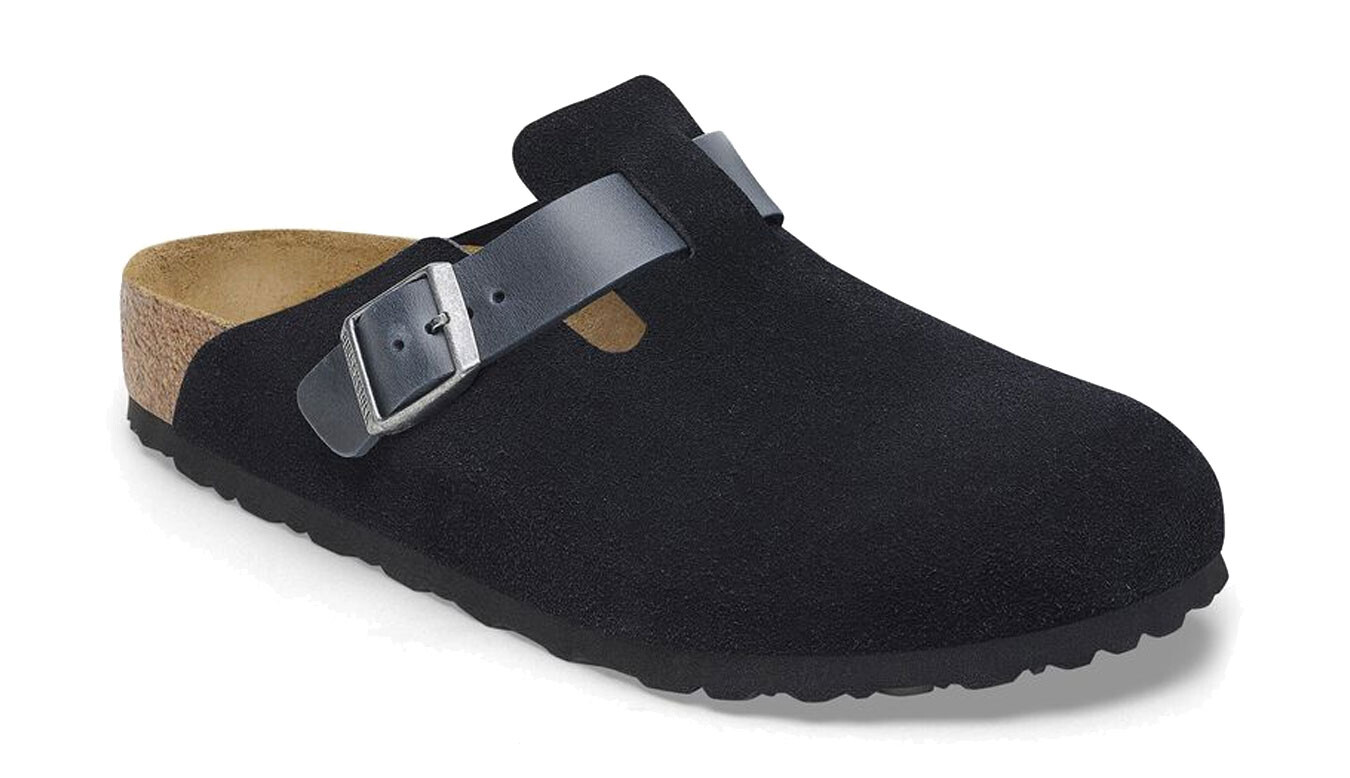 Sandále Birkenstock Boston kožené modré