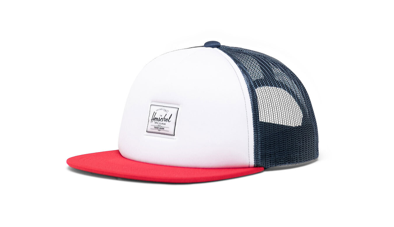 Kšiltovka Herschel Supply Whaler Mesh White