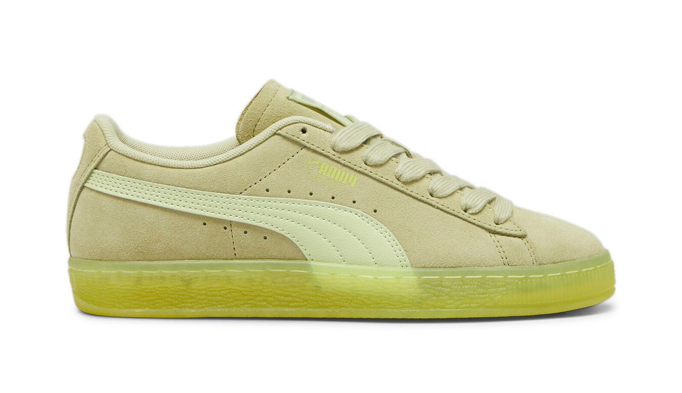 Zelené tenisky Puma Suede Classic