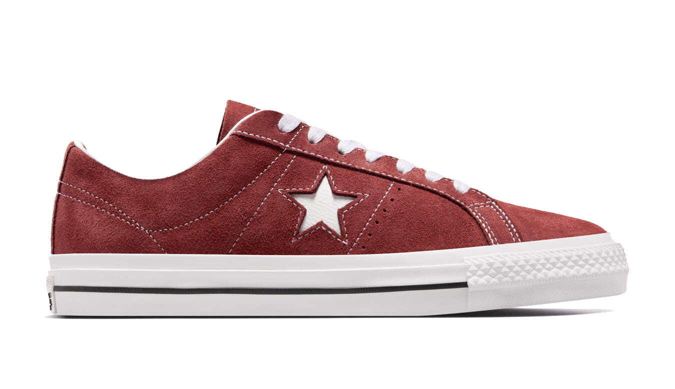 Červené nízke Converse tenisky