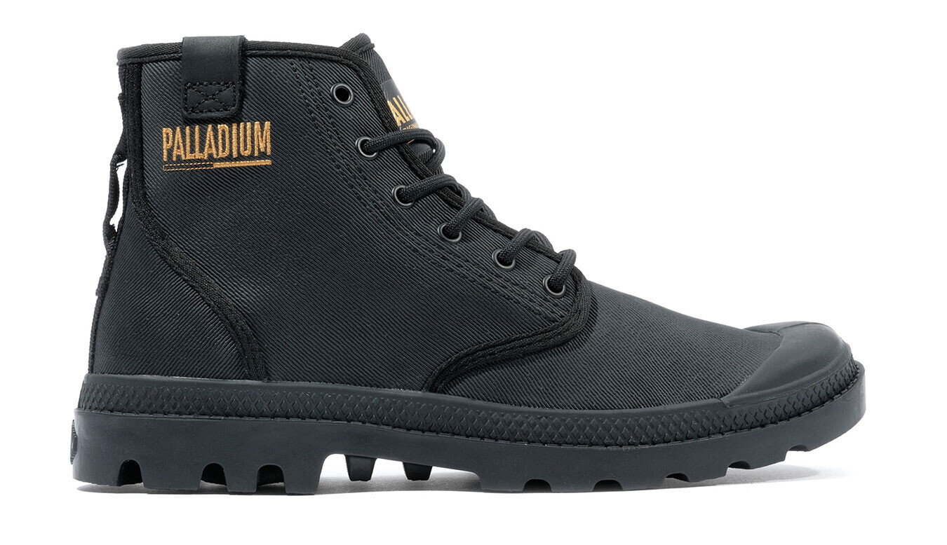 Šnurovacie topánky Palladium Pampa Hi Coated Black