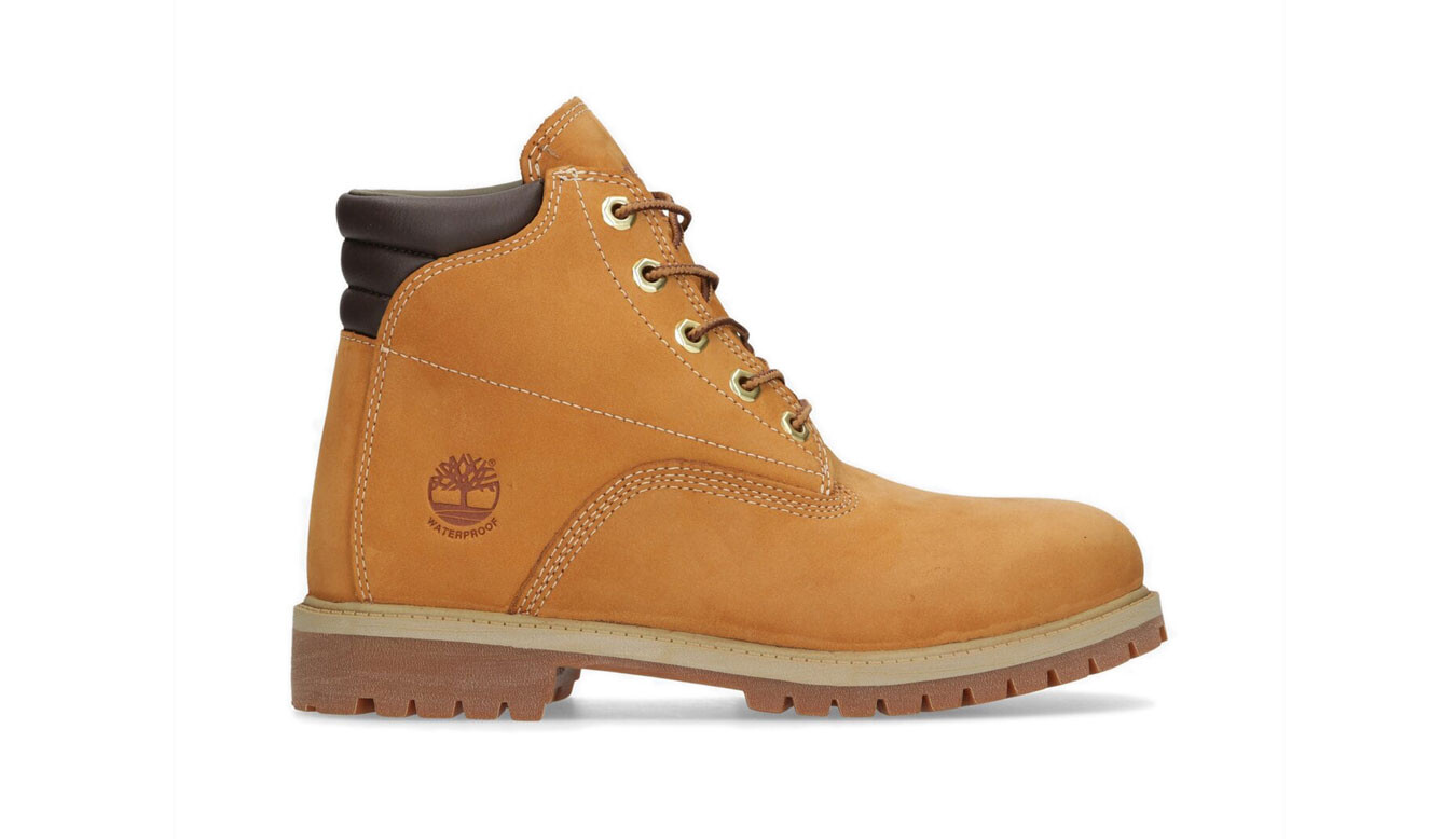 Topánky Timberland 6 In Premium WP Junior hnedé