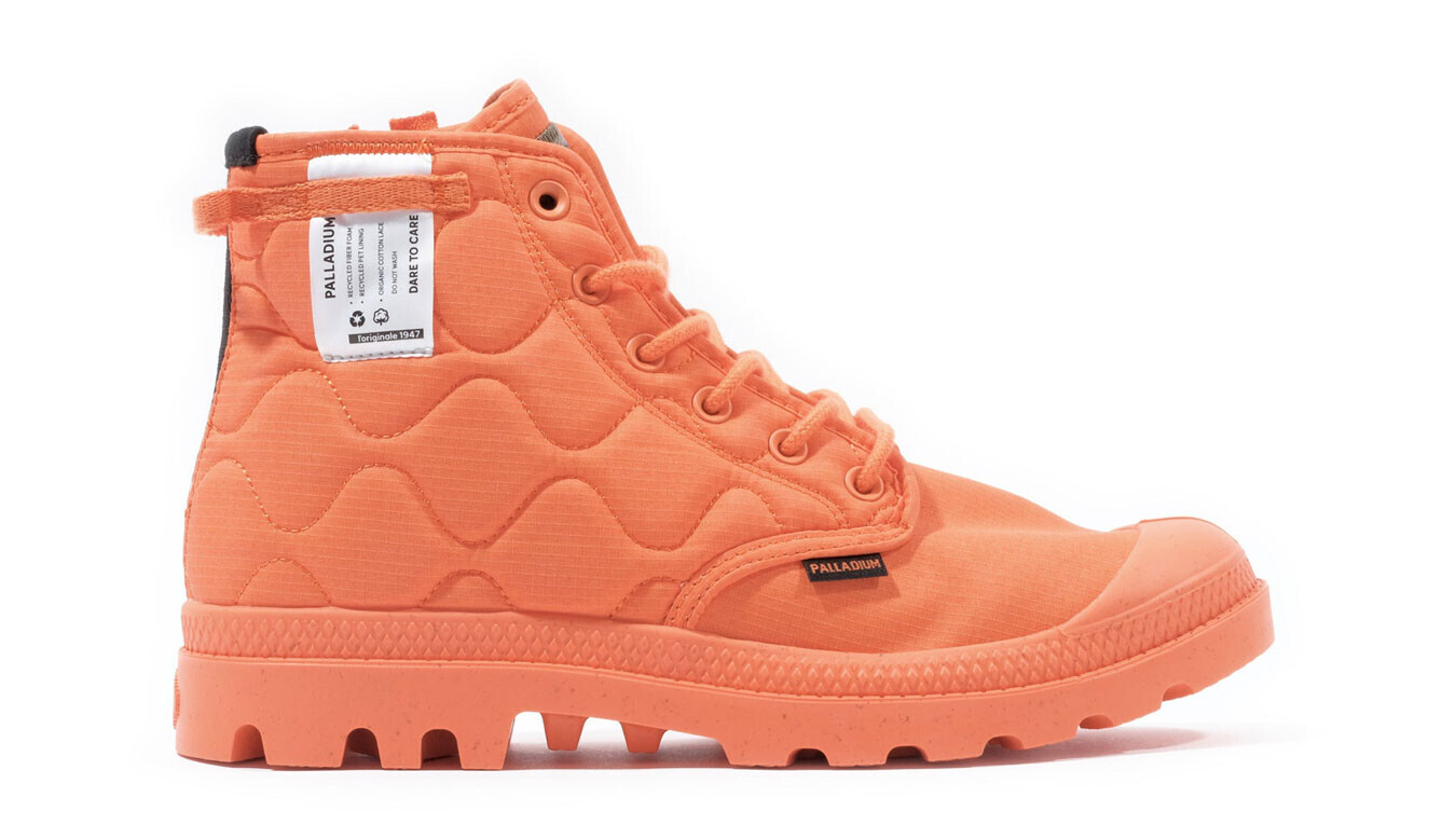 Palladium Pampa Re-Quilted Firecracker Orange