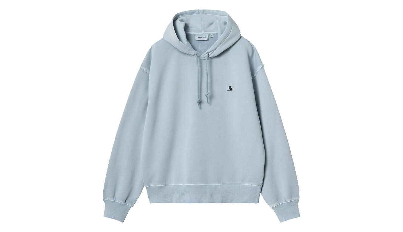Carhartt WIP Dámska mikina s kapucňou Dusty Ice Blue