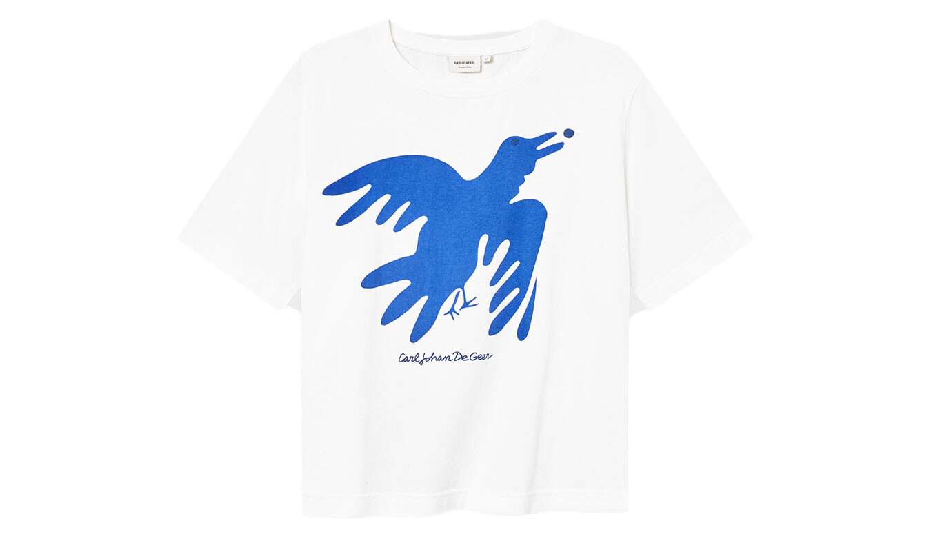 Dedicated T-shirt Vadstena The Phoenix Bird White
