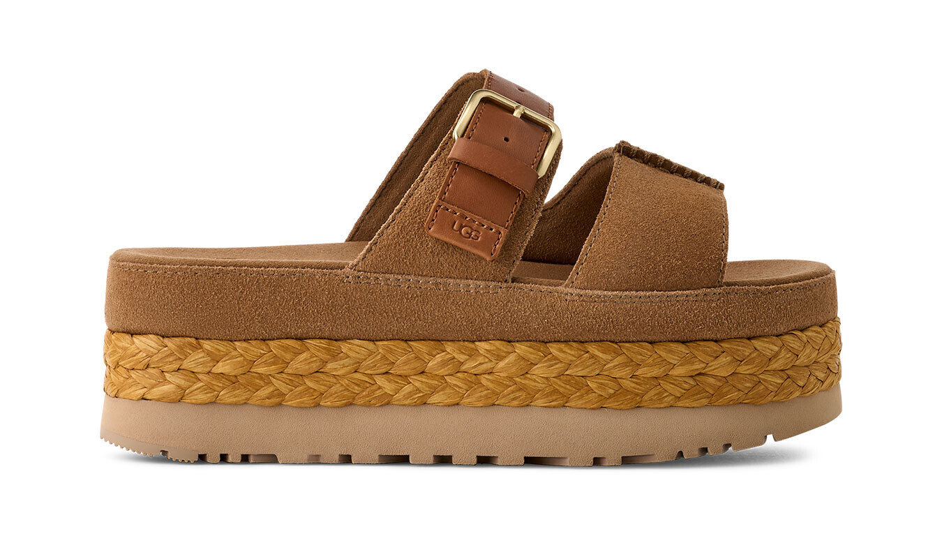 UGG Dámske sandále Aubrey Slide hnedé