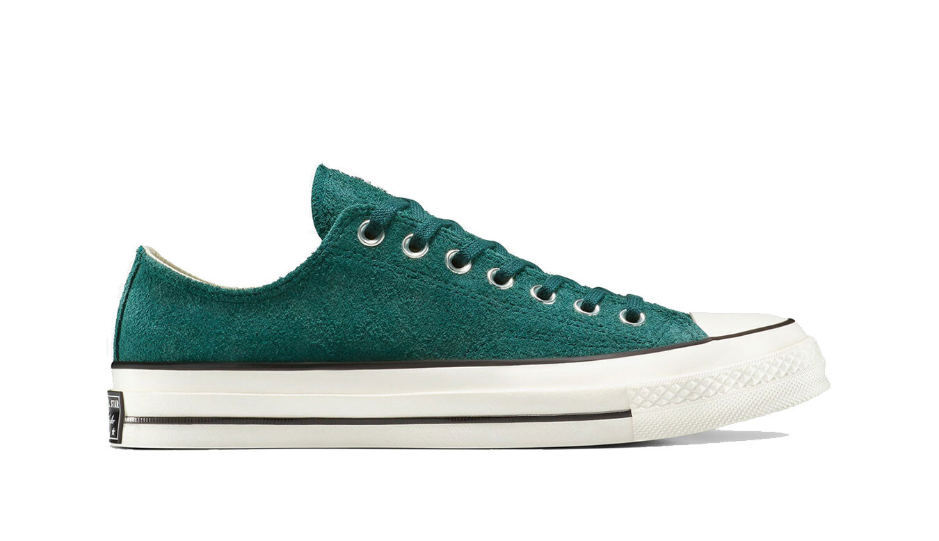 Sneakers - Converse Chuck 70 Textured Suede Green