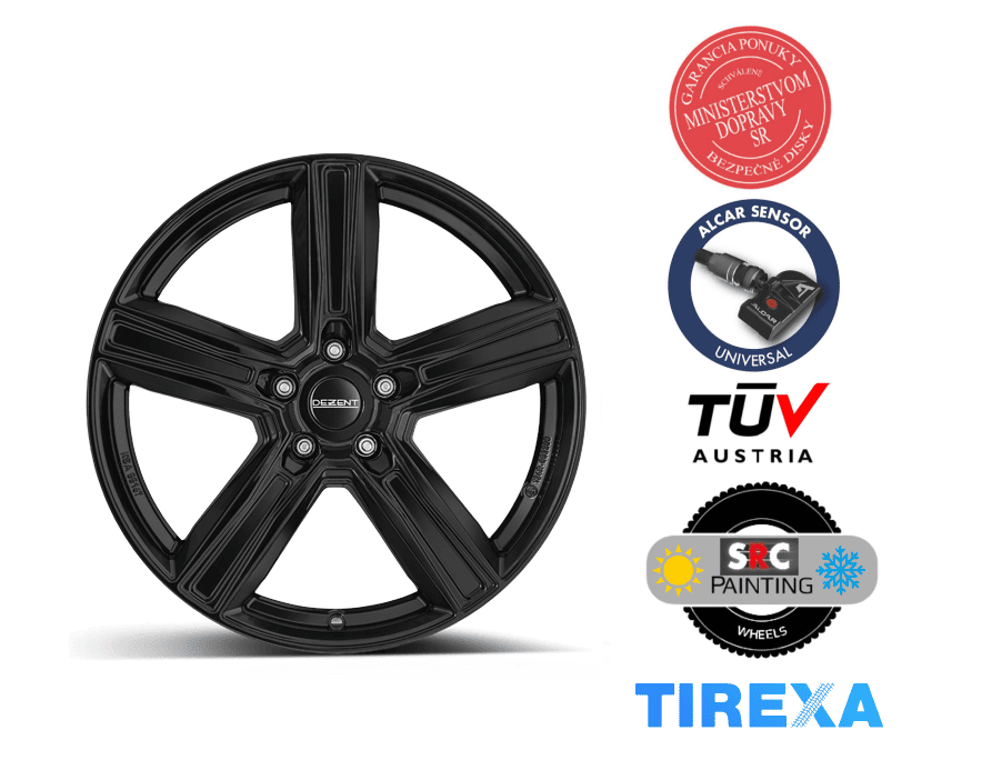 DEZENT KG black 7.50x20 5x108.00 ET41