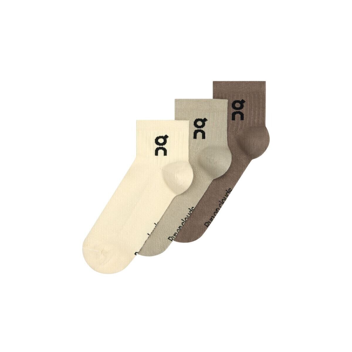 Unisex ponožky On Logo Sock Mid 3-pack