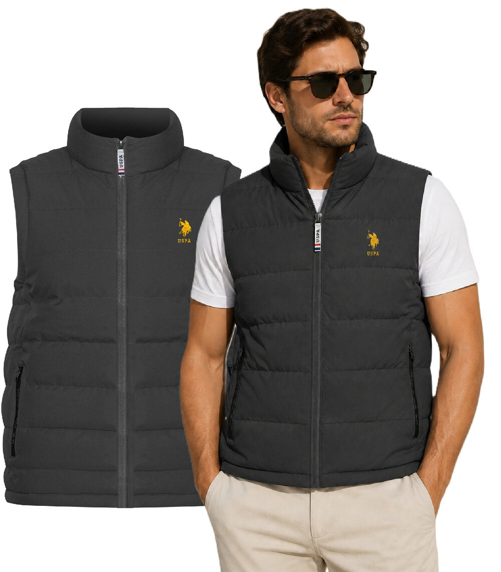 U.S. Polo Assn. - Pánska vesta sivá