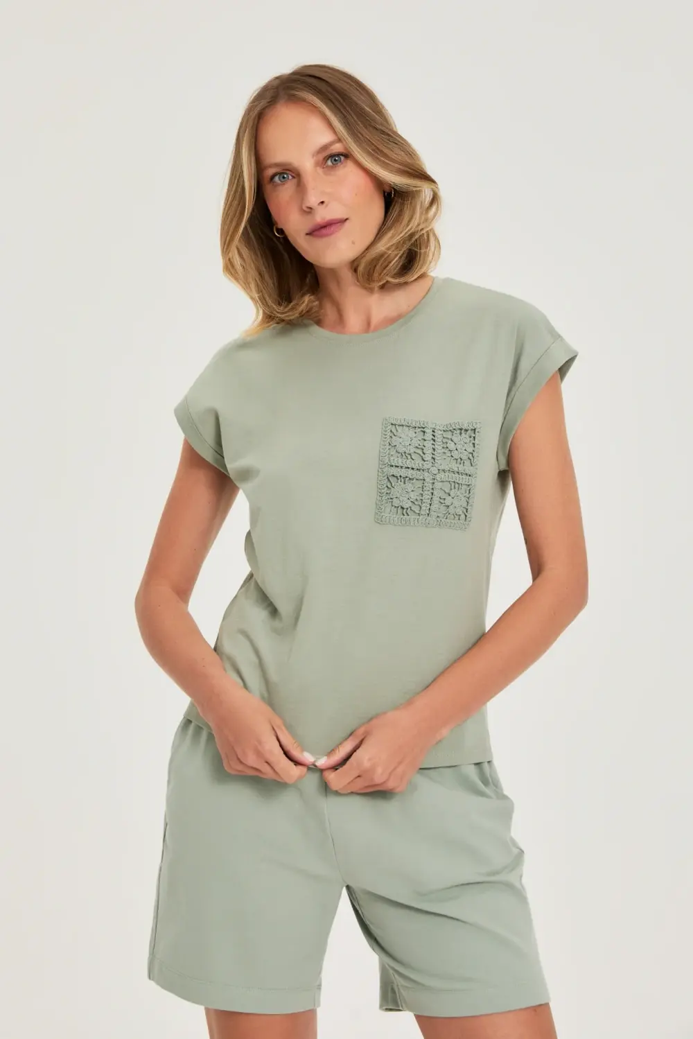 Dámska blúzka Marisse L-Ts-4975 Olive