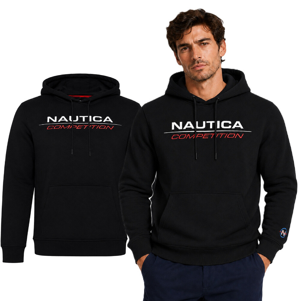 Nautica pánska mikina s kapucňou čierna