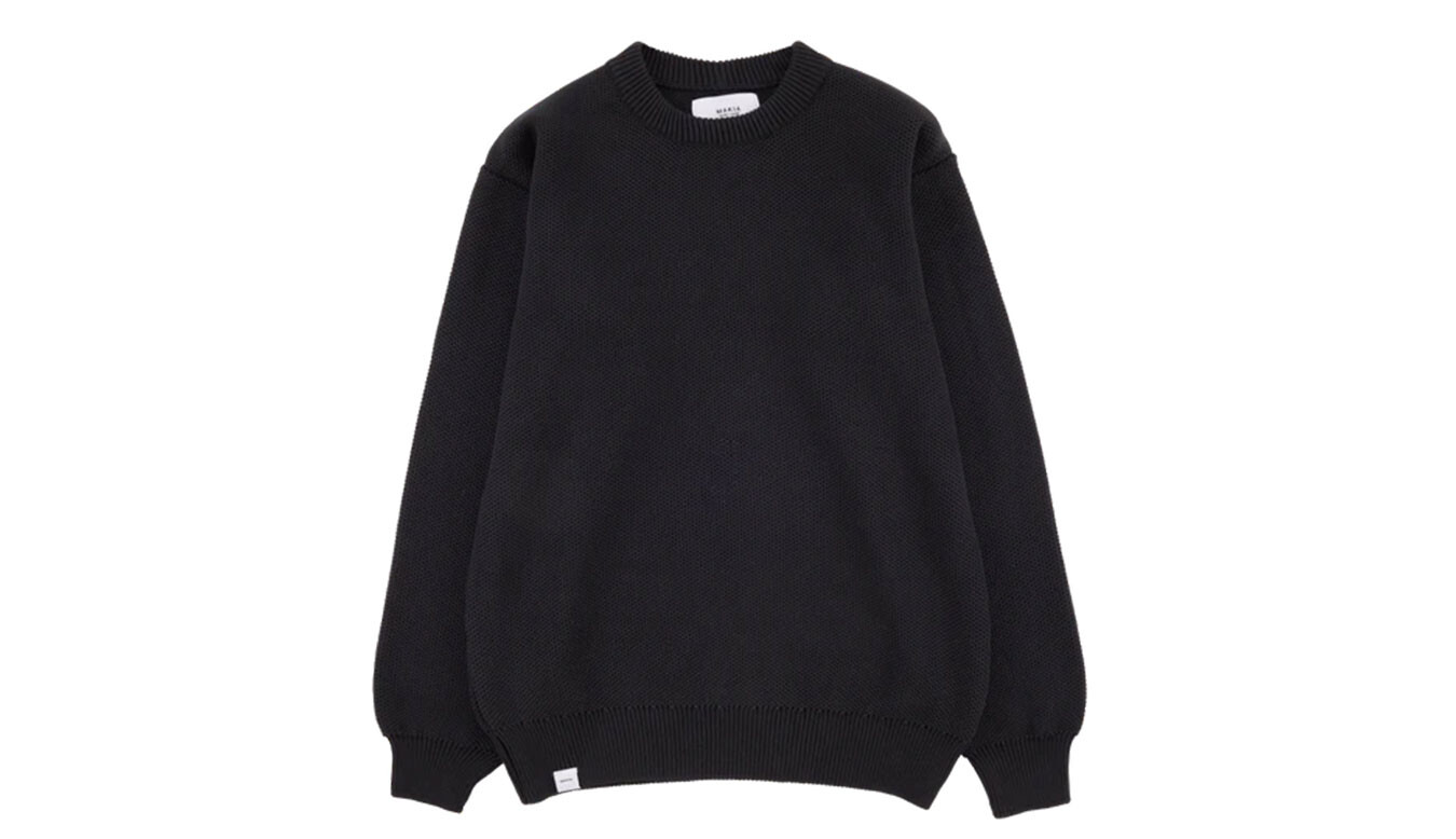 Makia Fjordur Knit sveter čierny