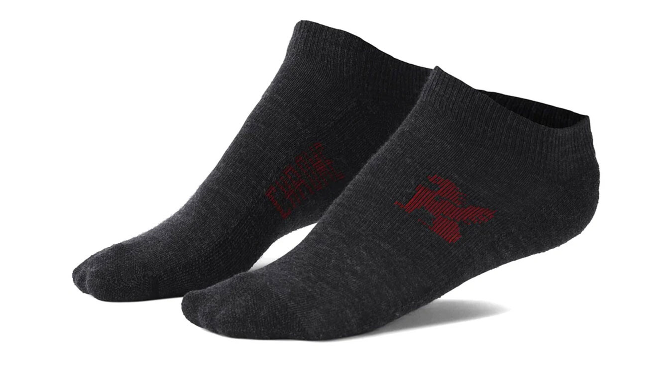 Ponožky Chrome Industries No Show Merino sivé