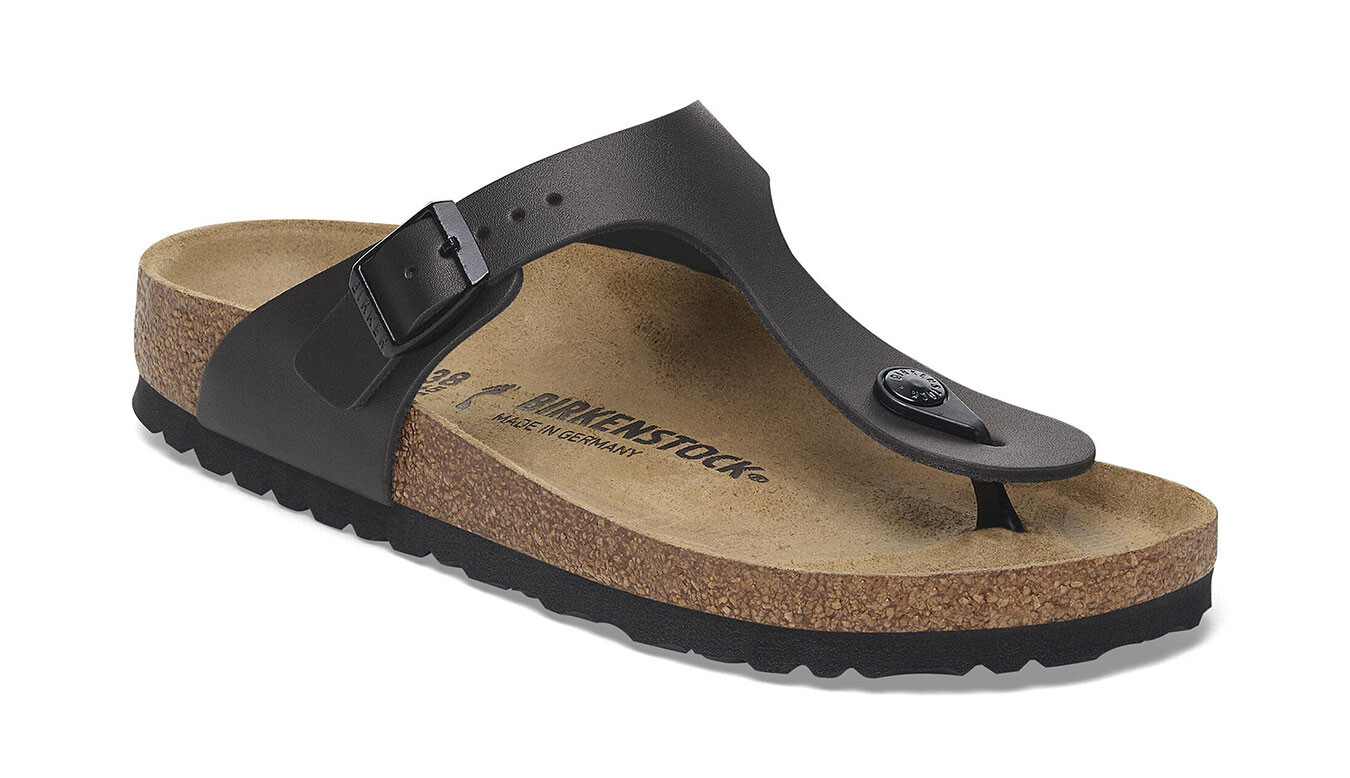 Sandále Birkenstock Gizeh BS Natural Leather Black