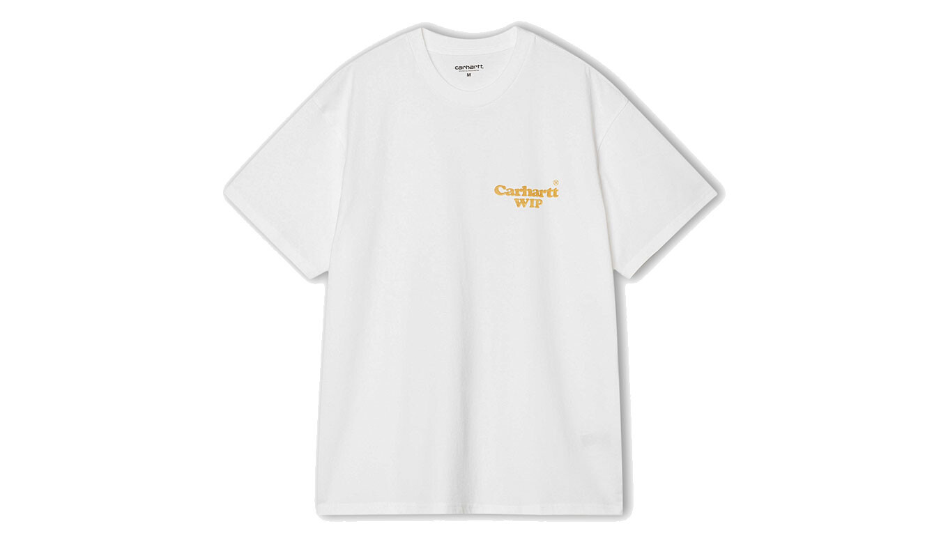 Biele tričko Carhartt WIP S/S Hartt Chain