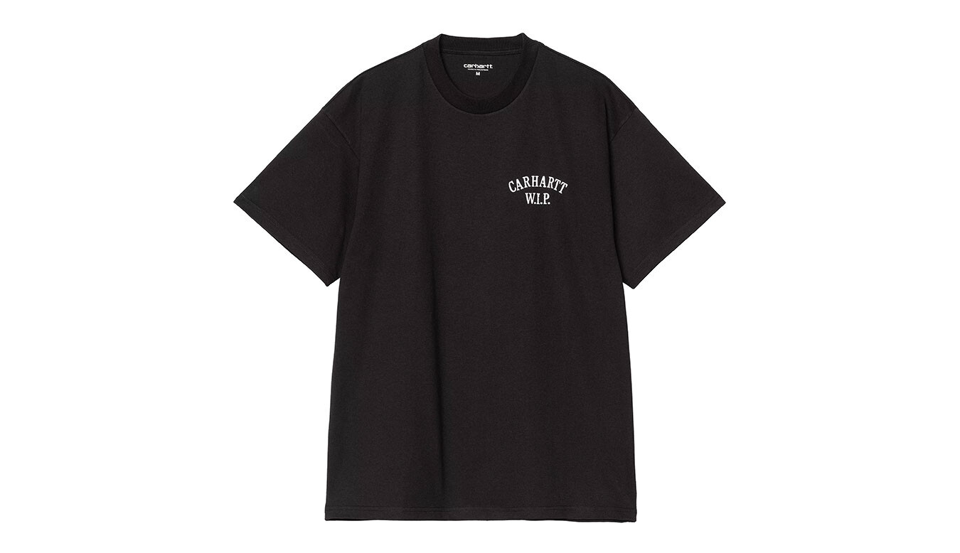 Carhartt WIP Čierne tričko Cabinetry