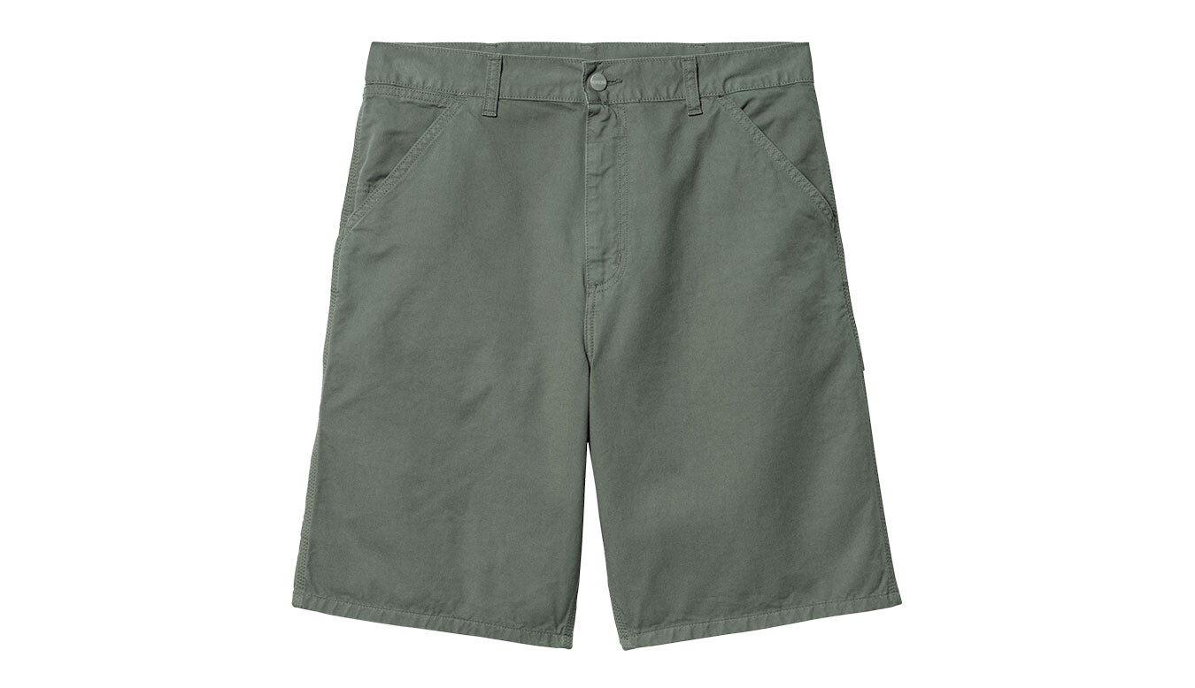 Carhartt WIP Single Knee Shorts zelené