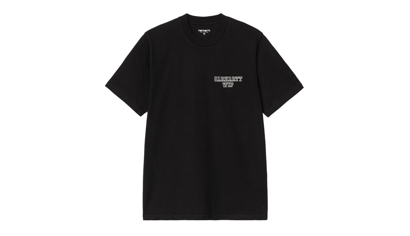 Carhartt WIP S/S Alumni Tričko Čierne