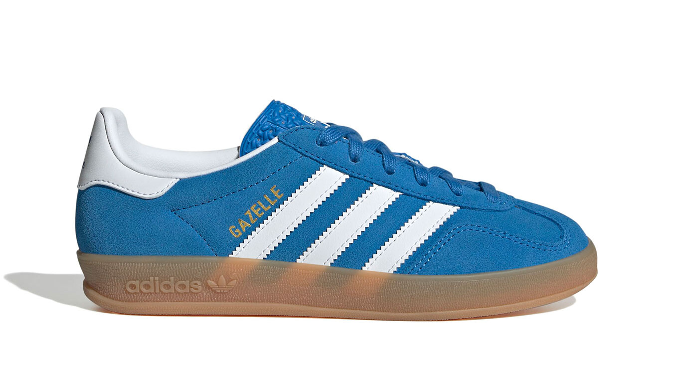 adidas Gazelle Indoor J modré tenisky