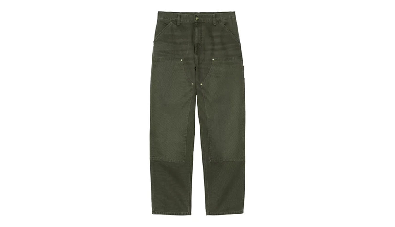 Nohavice Carhartt WIP Double Knee Pant Green