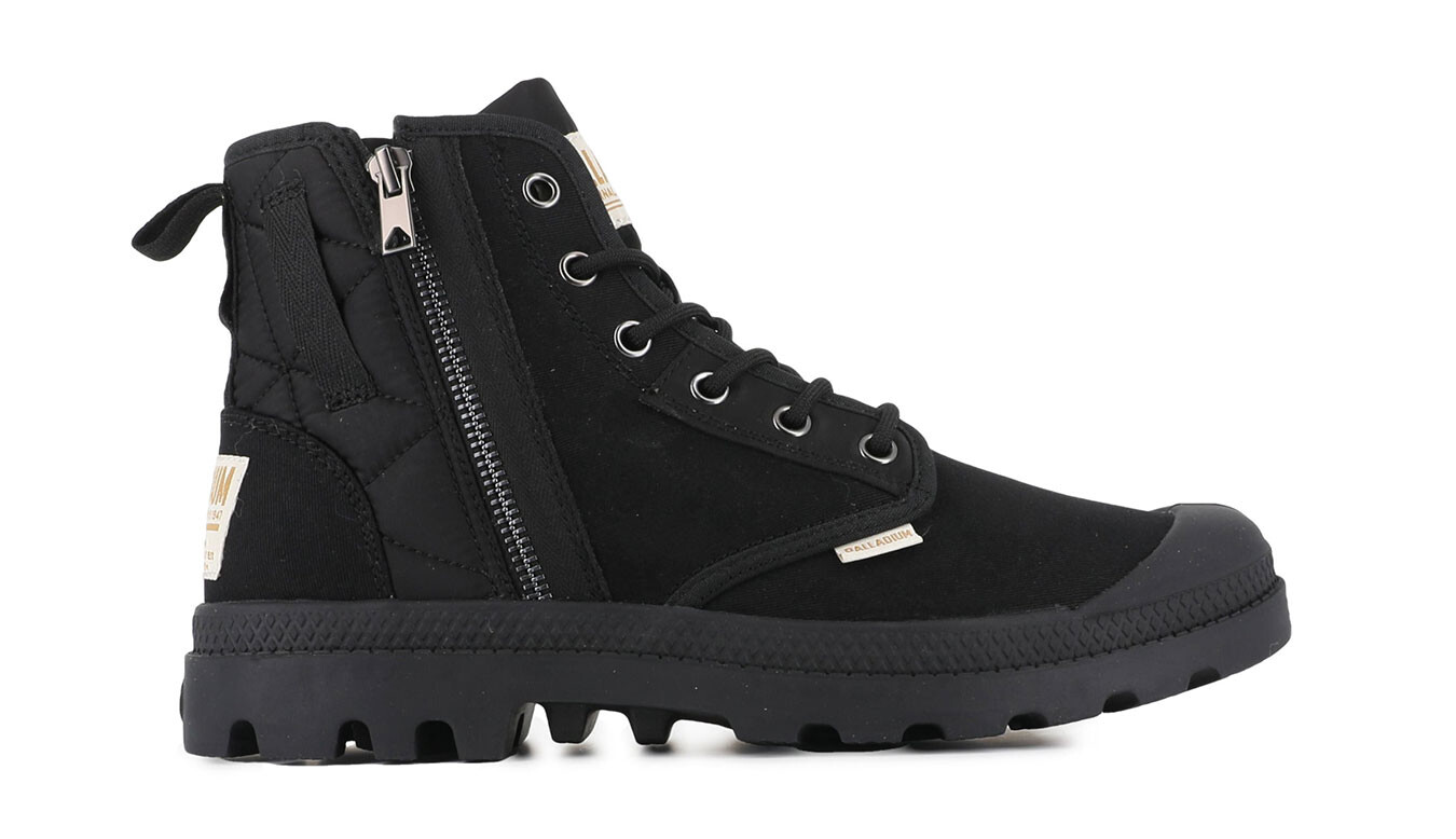 Topánky Palladium Pampa Detroit Zipper Čierne