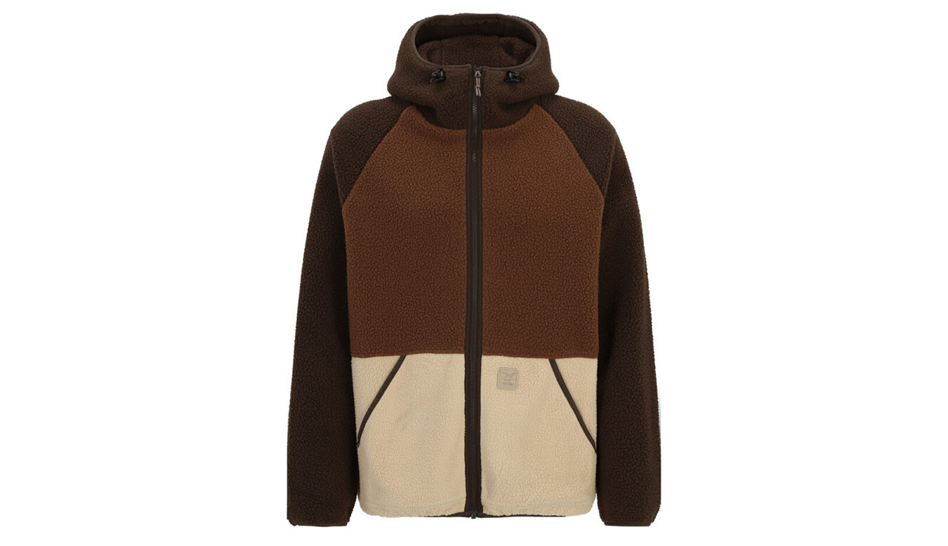 IrieDaily Quentin Fleece bunda hnedá