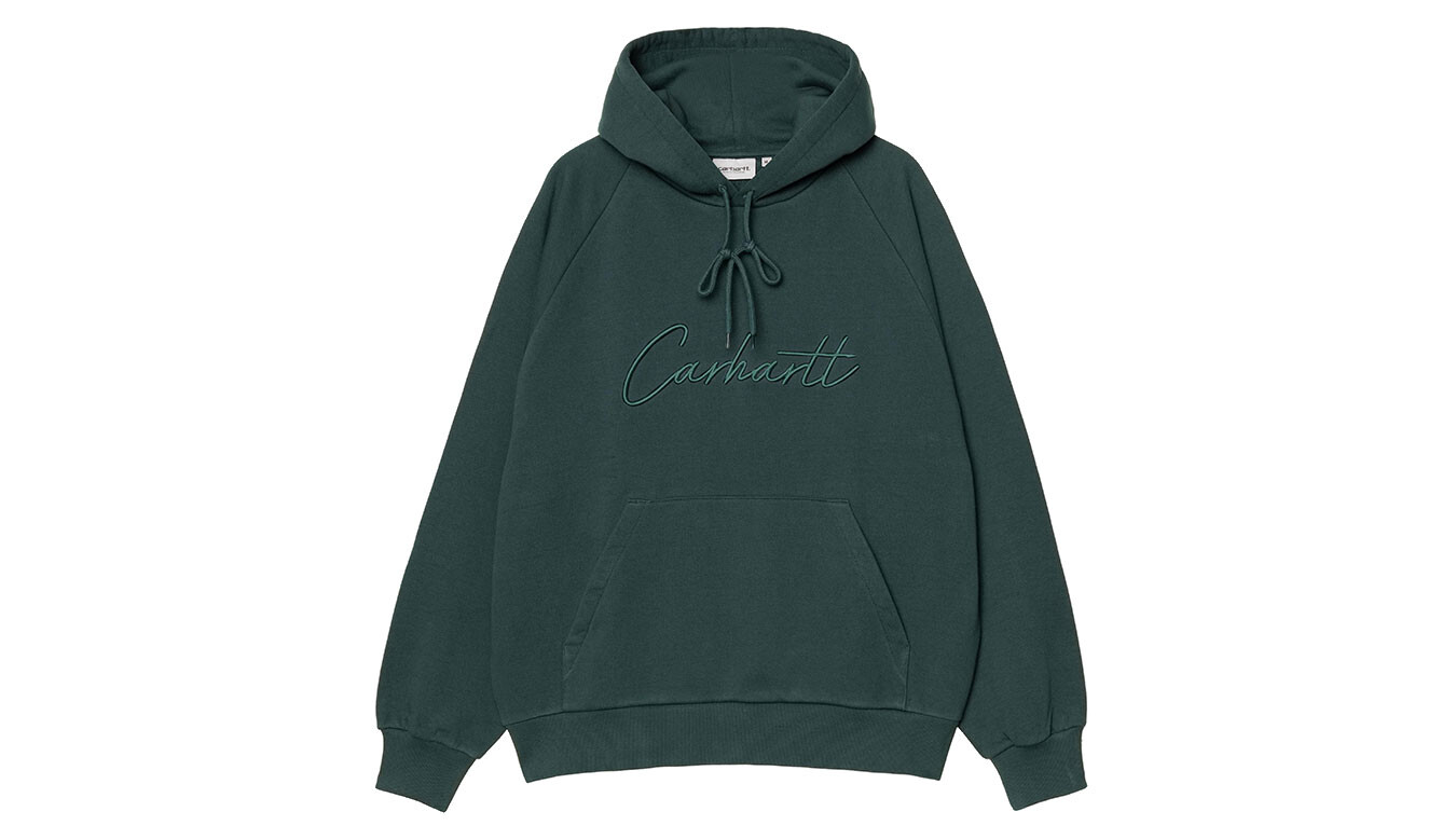 Carhartt WIP Mikina s kapucňou Ray Sweat Green