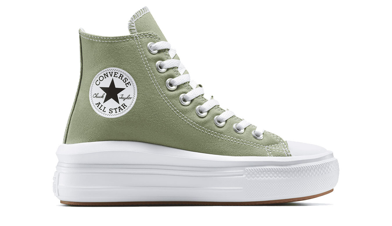 Sneakers - Converse Chuck Taylor All Star Move Platform Green