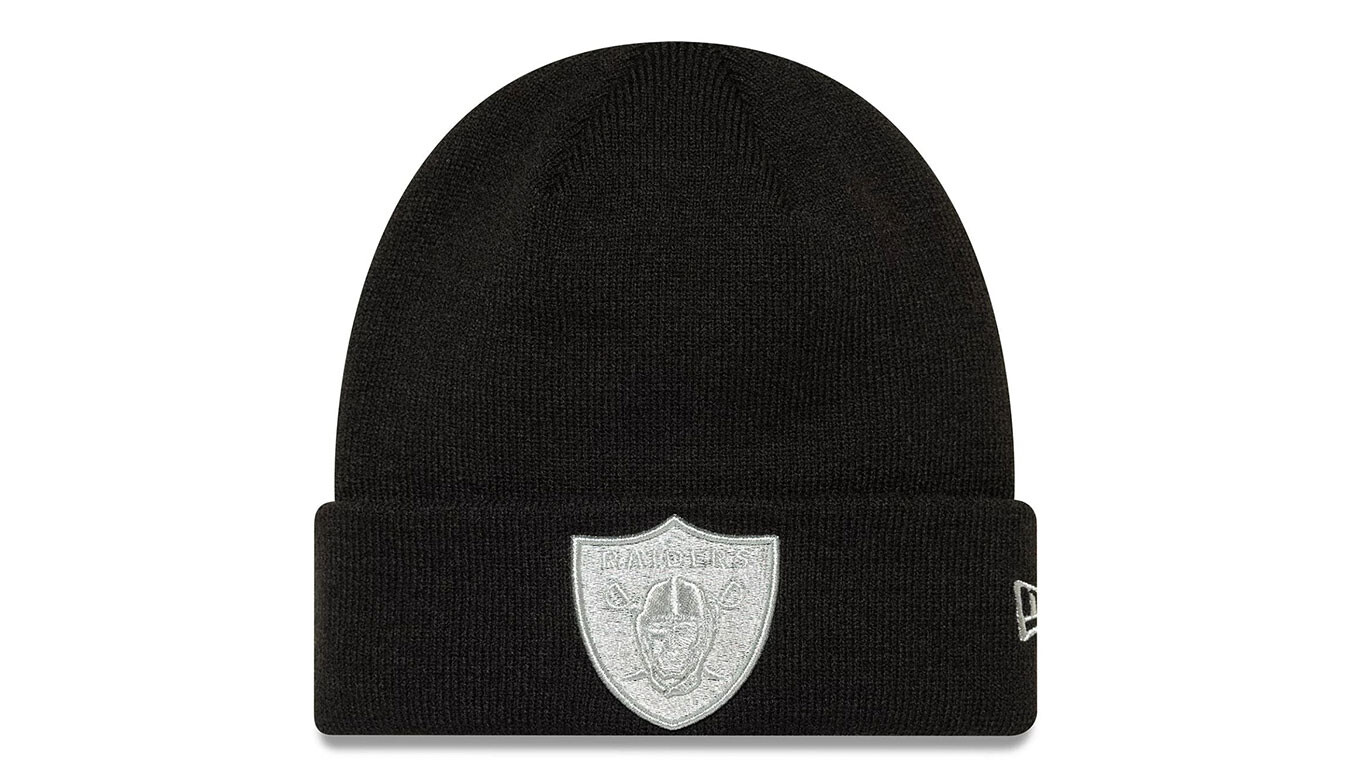 Čiapka New Era Knit NFL Metallic, čierna